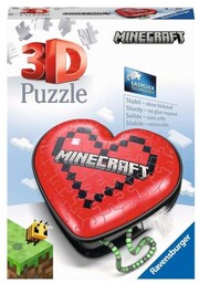 Ravensburger, puzzle, 3D Serce Minecraft, 54 el.