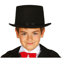 Kapelusz cylinder czarny - 1 szt.