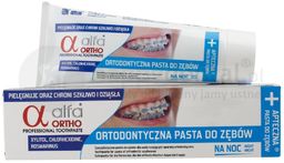 ALFA ORTHO na noc ortodontyczna pasta do zębów