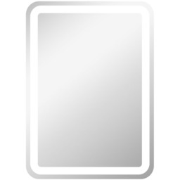 Lustro łazienkowe z oświetleniem LED Homcom 50x4x70cm., kolor