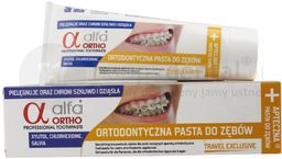 ALFA ORTHO Travel Exclusive ortodontyczna pasta do zębów