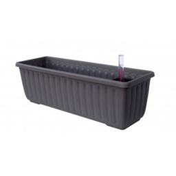 Doniczka 10L samonawadniająca Szara, 60x20x19cm Siesta