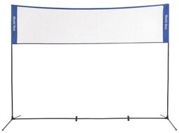 SIATKA MULTIFUNKCYJNA BADMINTON+TENIS+SIATKÓWKA POKROWIEC PEŁNY NILS NT7111 3w1