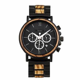 Zegarek drewniany Niwatch - kolekcja ROYAL - ZEBRAWOOD