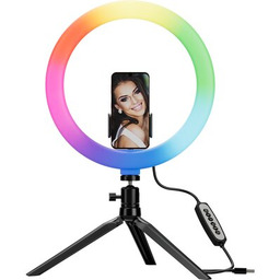 XLINE Lampa pierścieniowa SF401 ze statywem