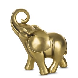 Eurofirany Figurka dekoracyjna Jesi 02 21x9x23 Słoń złota