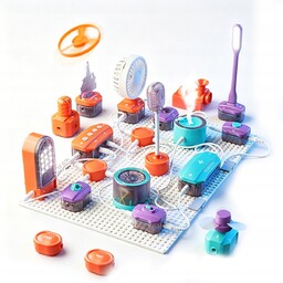 Zestaw Elektroniczny Diy Stem dla Dzieci Mały Elektryk