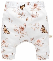 Yosoy Spodnie niemowlęce bawełna organiczna Butterflies