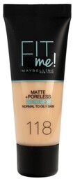 Maybelline Fit Me! Podkład matujący nr 118 Nude