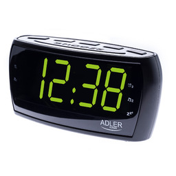 2 x Radiobudzik Radio Fm/am Zegar Led Adler