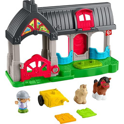 Fisher-Price Little People Stajnia Przyjazne koniki Zestaw