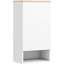 Szafka łazienkowa wisząca Homcom 40x27x77cm, biała