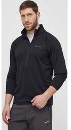 Marmot bluza sportowa Leconte Fleece kolor czarny gładka