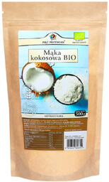 Mąka kokosowa odtłuszczona bezglutenowa 500 g - Pięć