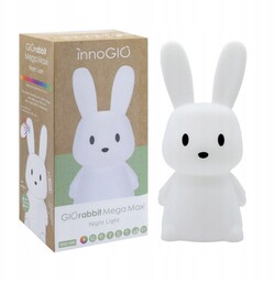 Innogio GIOrabbit Maxi Lampka nocna dla dzieci królik