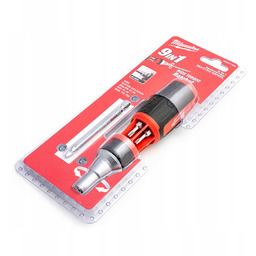 Śrubokręt z grzechotką 9w1 wielobitowy Milwaukee 4932471598