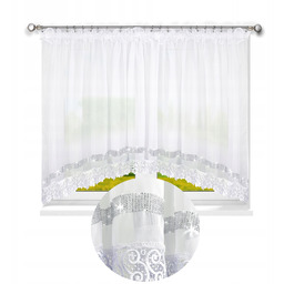 Firana Gotowa Virginia Cyrkonie 400x165 Woal