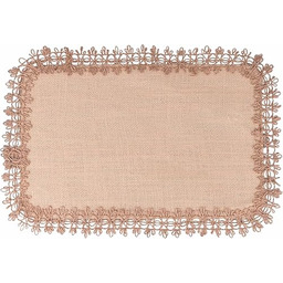 Prostokątna beżowa podkładka 45 x 30 cm
