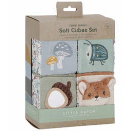 Little Dutch Miękkie kostki aktywizujące sensoryczne Forest Friends