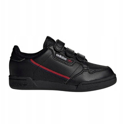 Dziecięce buty sportowe na rzepy czarne Adidas Continental