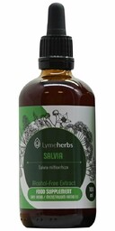 Lymeherbs, Salvia (Szalwia czerwona) ekstrakt bezalkoholowy 1:1, Suplement