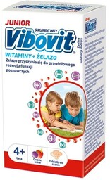 Vibovit Junior Witaminy + Żelazo x30 tabletek