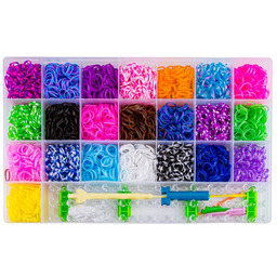 Gumki Zestaw Do Robienia Tworzenia Bransoletek Naszyjników Koraliki