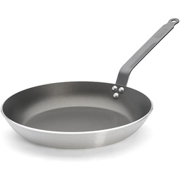 De Buyer Patelnia "Lyonnaise" nieprzywierająca, okrągła, czekoladowa średnica