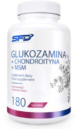 SFD Glukozamina + Chondroityna + MSM, 180 tabletek