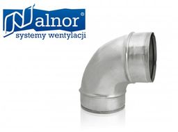 Kolano wentylacyjne tłoczone SPIRO krótkie 90 160mm (BPK-160-90)