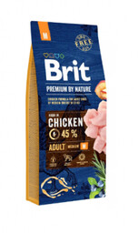 BRIT Premium By Nature Adult M 15kg +