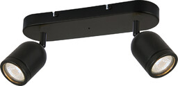 Lampa sufitowa PORTER, ML7643, czarna, 2x8W GU10, IP44