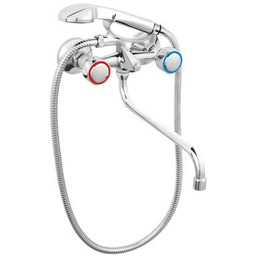 Bateria wannowa z ruchomą wylewką 1/2" STANDARD chrom