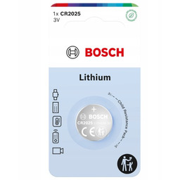 1x Bateria Bosch Lithium coin CR2025
