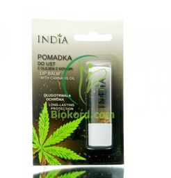 Pomadka do Ust Ochronna z Olejem Konopnym, India