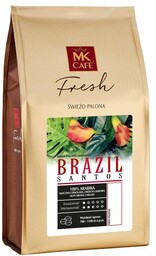 Kawa ziarnista MK Cafe Fresh Brazil Santos 1kg