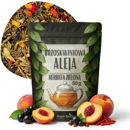 Brzoskwiniowa aleja 50 g herbata zielona brzoskwinia, porzeczka