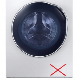 Kompletne drzwi z frontem do pralko-suszarki Samsung WD8NK52E0AW/EO