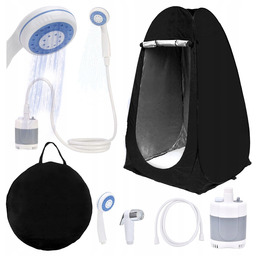 Zestaw Namiot Przebieralnia Wc Prysznic Kempingowy z Pompą