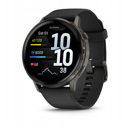 Zegarek sportowy Garmin Venu 4 Amoled 45mm Czarny