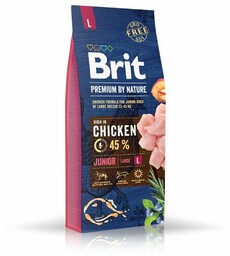 BRIT Premium By Nature Junior L 15kg +