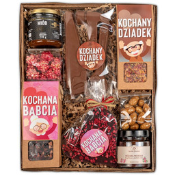 Kosz Prezentowy Na Dzień Babci I Dziadka Prezent