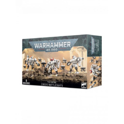 W40k: Tau Empire XV8 Crisis Battlesuits (3+6 figurek)