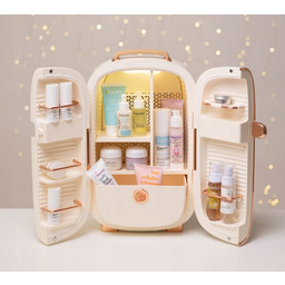 Nacomi Lodówka kosmetyczna Beżowa 12 L