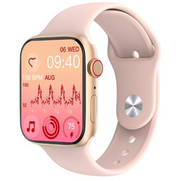 KIANO Smartwatch Watch Active Złoty Słuchawki