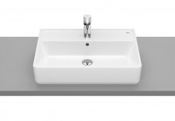 ROCA A3270MNS00 GAP SQUARE Umywalka nablatowa 60x42cm, SUPRAGLAZE
