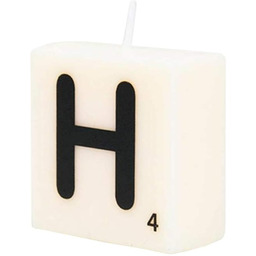 PD-Party 7040018 Scrabble Litera Świeca Impreza Dekoracje Ambience