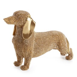 Eurofirany Figurka dekoracyjna Eldo 2 19x6x12 Pies złota