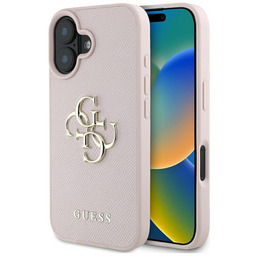 Etui iPhone 16 Guess różowe