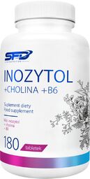 SFD Inozytol + Cholina + B6, 180 tabletek